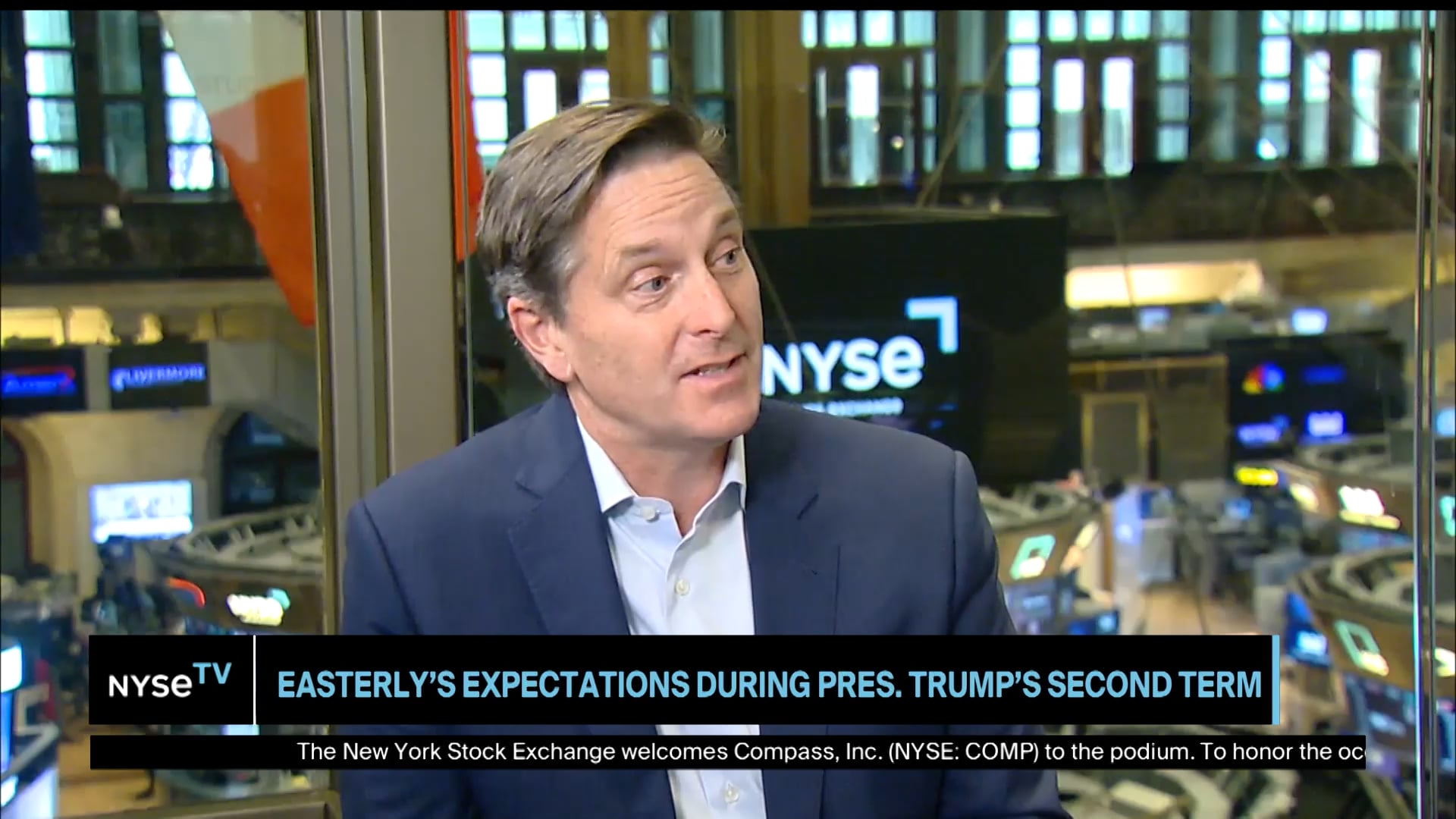 Darrell Crate, CEO + President at Easterly Government Properties Joins NYSE TV Live