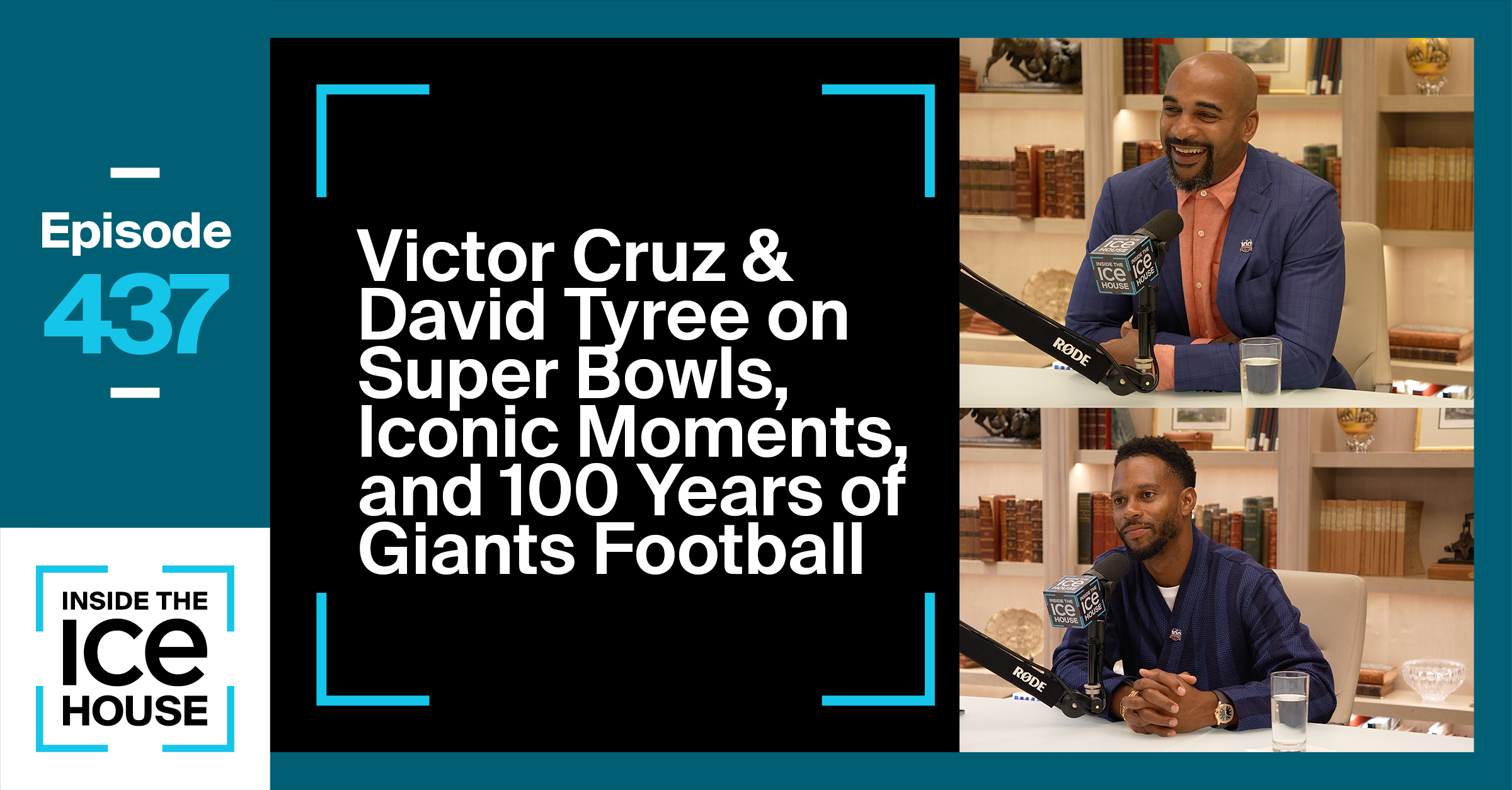 Victor Cruz & David Tyree on 100 Years of New York Giants Football