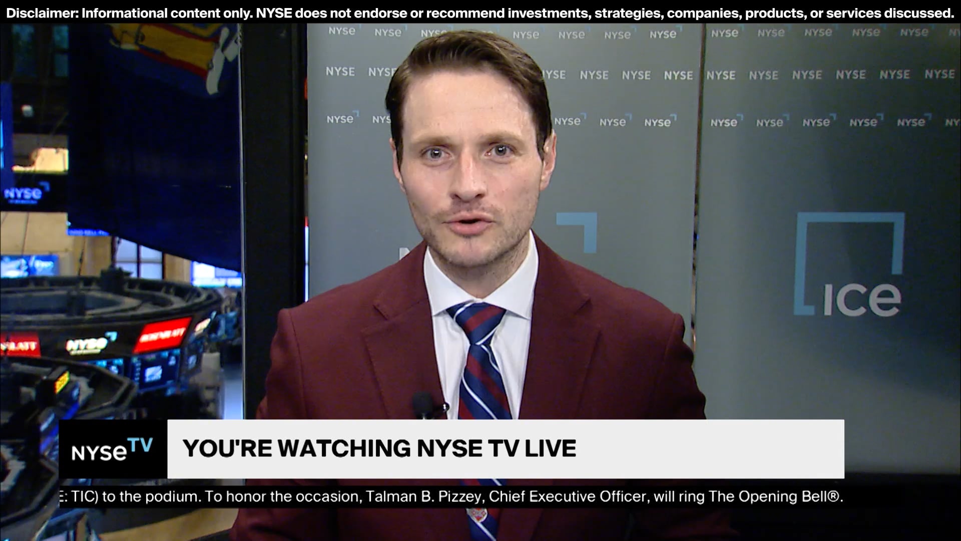 Robbie Franklin, Co-Chairman at Acuren Joins Live on NYSE TV