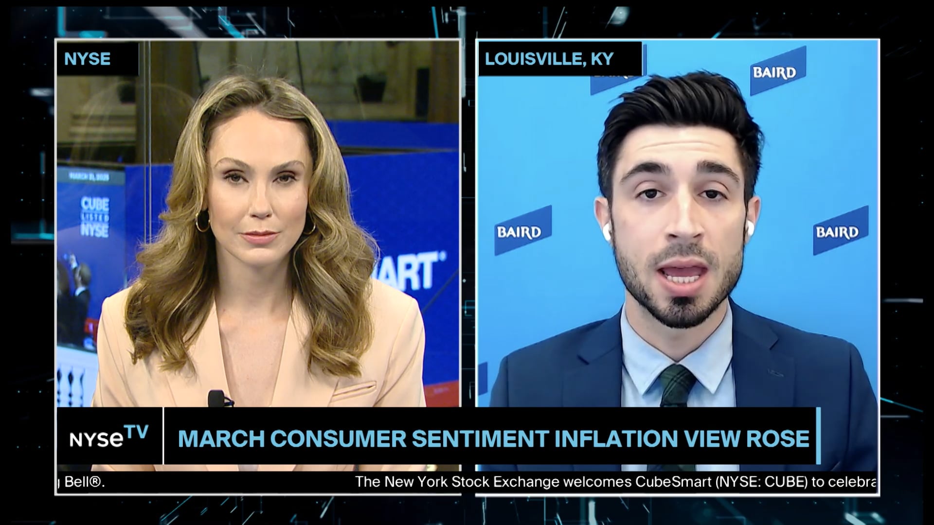 Ross Mayfield, Investment Strategist at Baird Joins NYSE TV Live