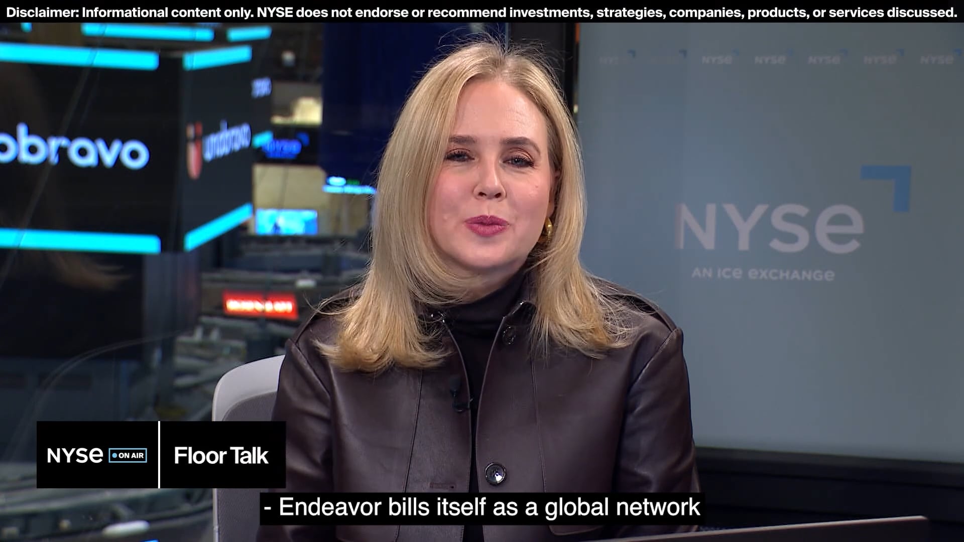 Endeavor Unobravo Danila De Stefano Floor Talk ES
