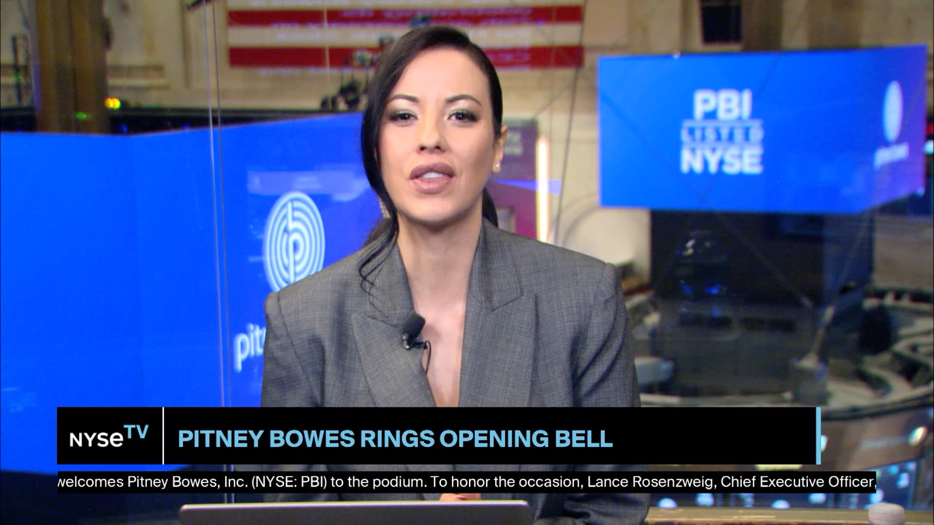 Lance Rosenzweig, CEO at Pitney Bowes Joins NYSE TV Live