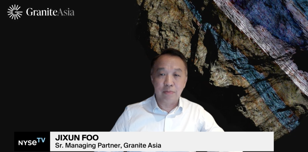 Jixun Foo, Senior Managing Partner at Granite Asia Joins Live on NYSE TV