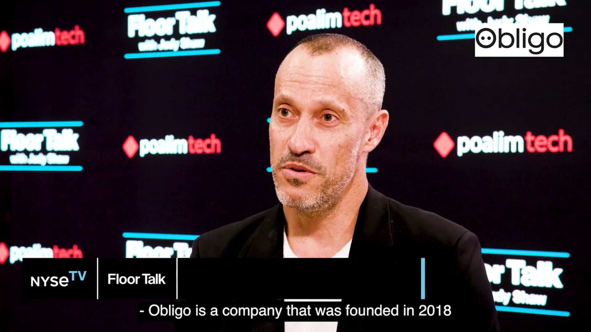 Roey Dor, CEO + Co-Founder of Obligo, joins NYSE Floor Talk