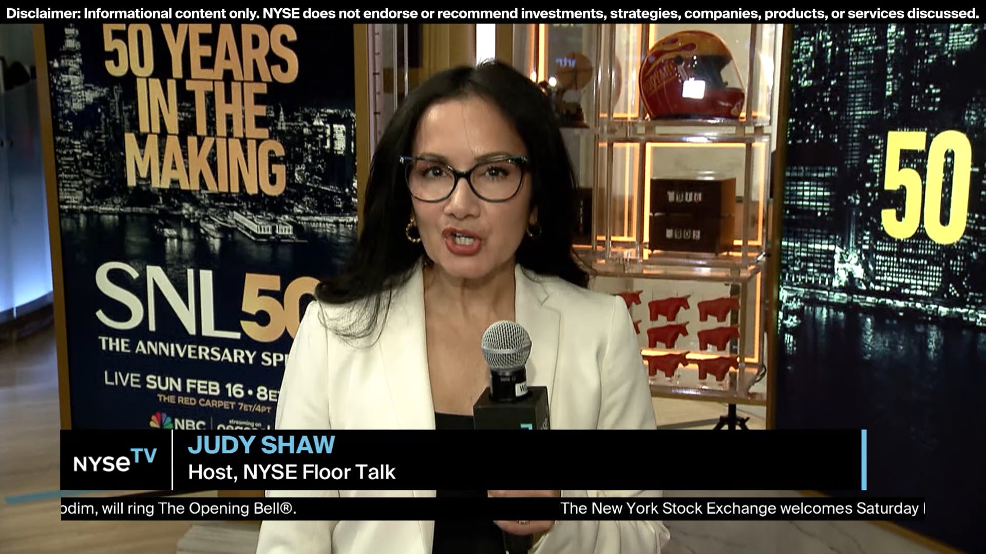 SNL Cast Members Join NYSE TV Live