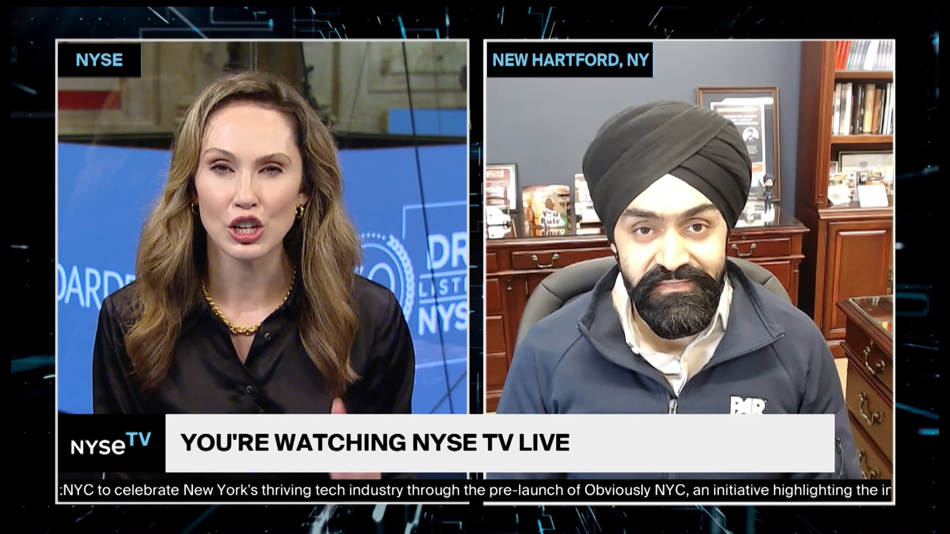 Savneet Singh, CEO, PAR Technology  Joins NYSE TV Live