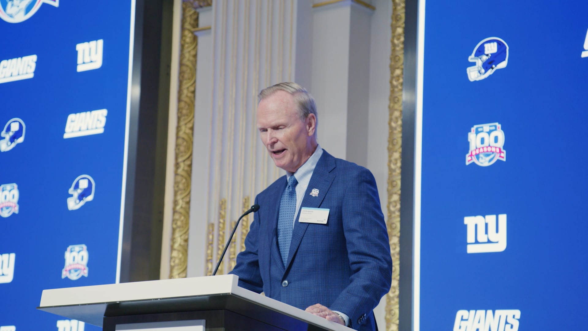 New York Football Giants 100th Anniversary