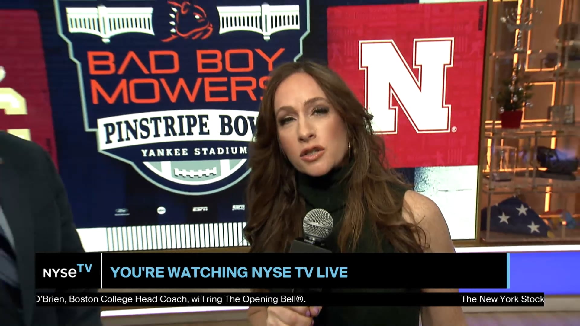 Blake James, Director of Athletics, Boston College Joins NYSE TV Live