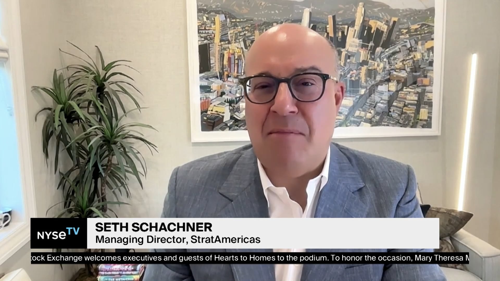 Seth Schachner, Managing Director, StratAmericas Joins NYSE TV