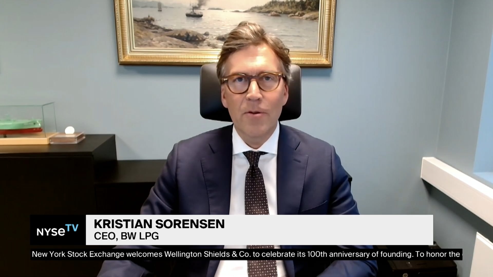 Kristian Sorensen,  CEO, BW LPG Joins NYSE TV