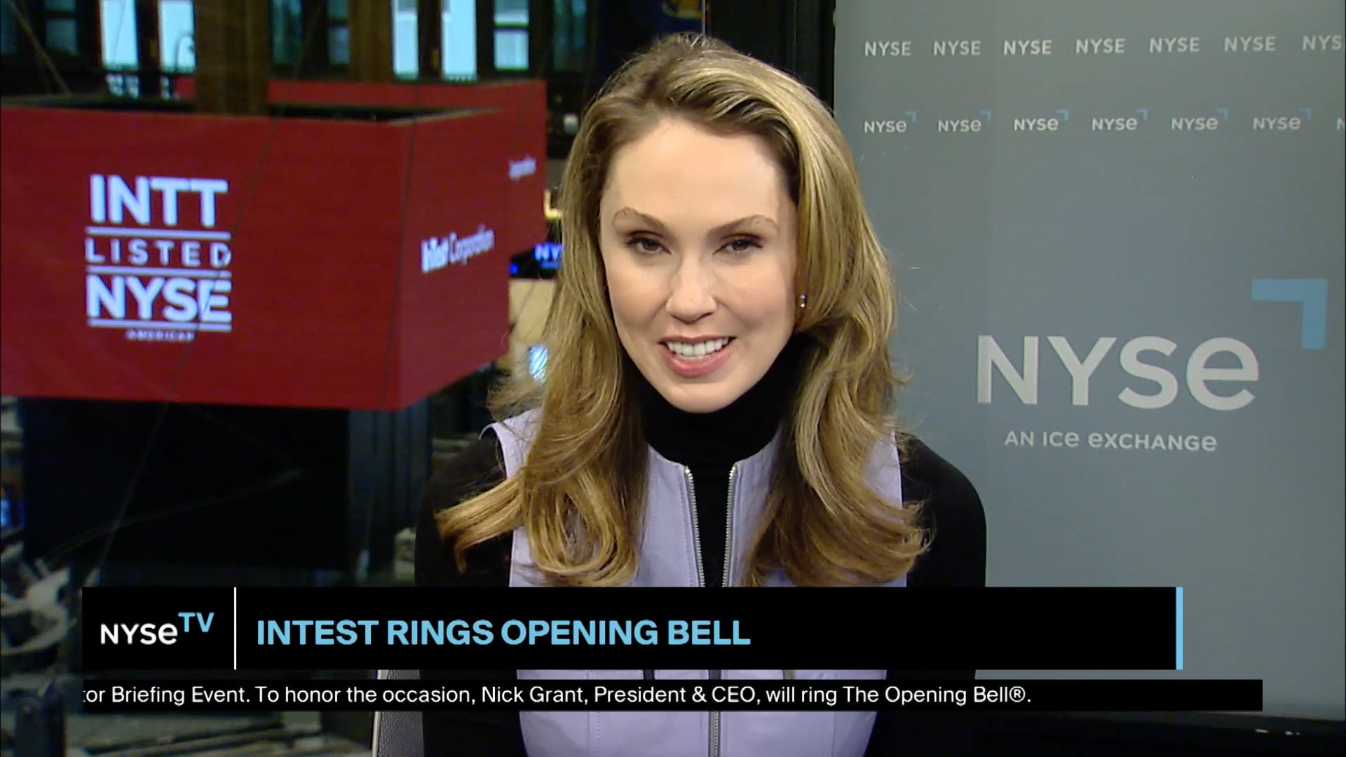 Nick Grant, CEO + President at InTest Joins NYSE TV Live