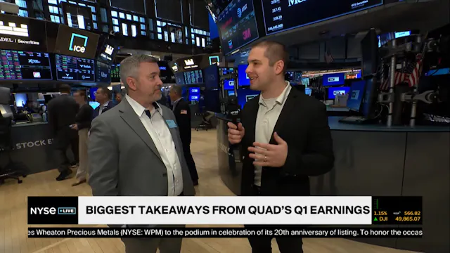 Quad CFO Tony Staniak Discusses Firm’...