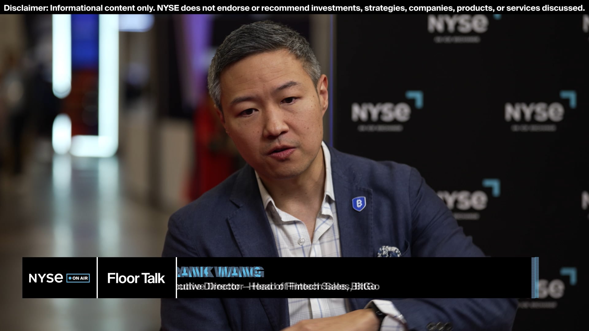 BitGo Head of Fintech Sales & Executive Director Frank Wang