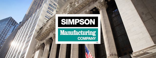 Simpson Manufacturing Co., Inc. (NYSE...