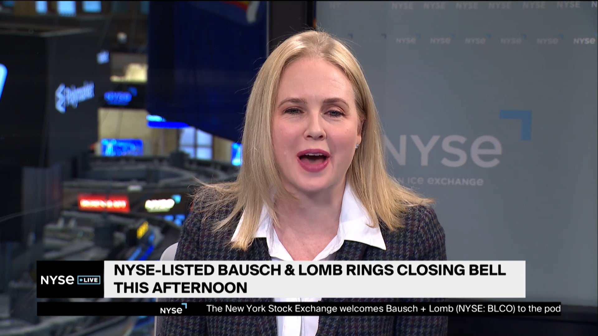 Bausch & Lomb CEO Discusses Firm’s Goals Ahead of Ringing Closing Bell