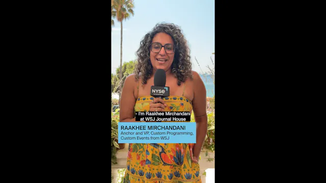 WSJ x NYSE at Cannes 2026: Tech & bra...