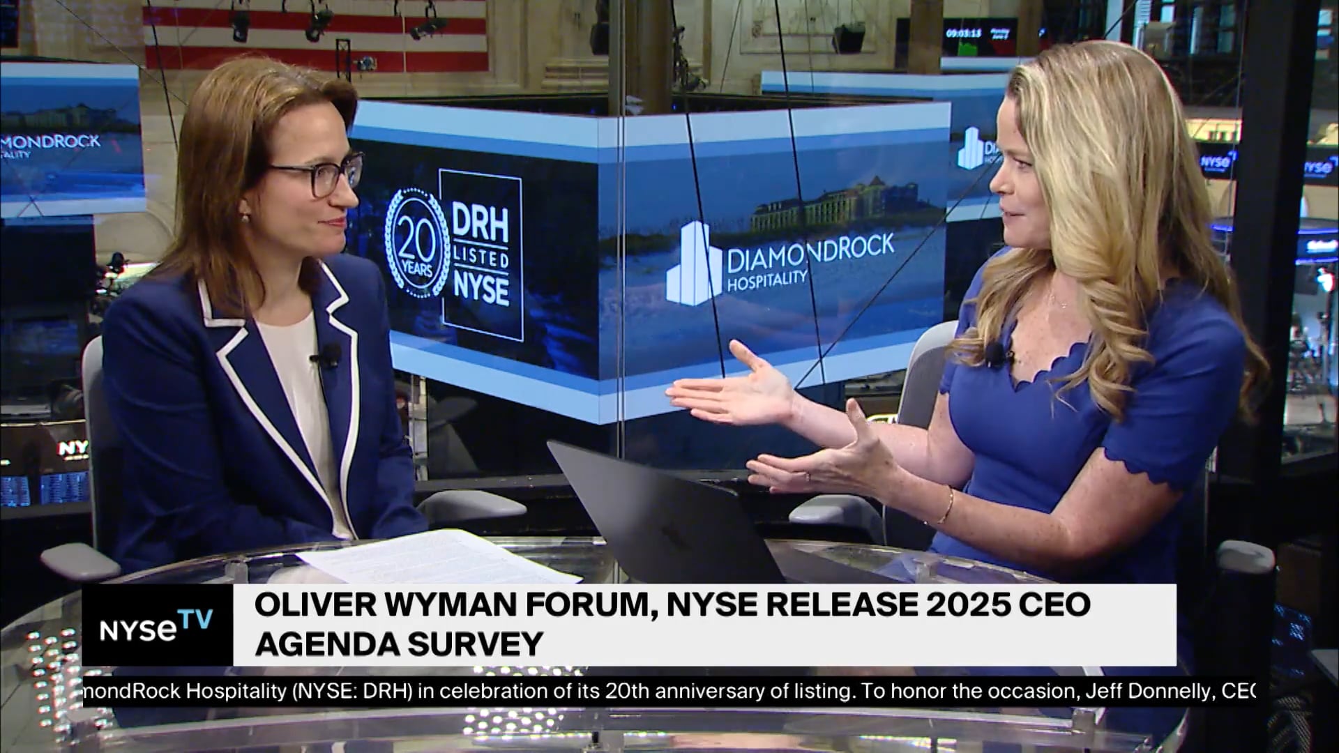 Ana Kreacic, COO at Oliver Wyman Forum Joins Live on NYSE TV