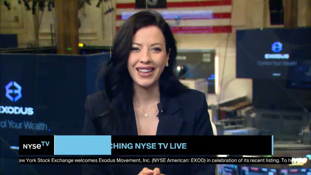 JP Richardson, CEO, Exodus Joins NYSE TV Live
