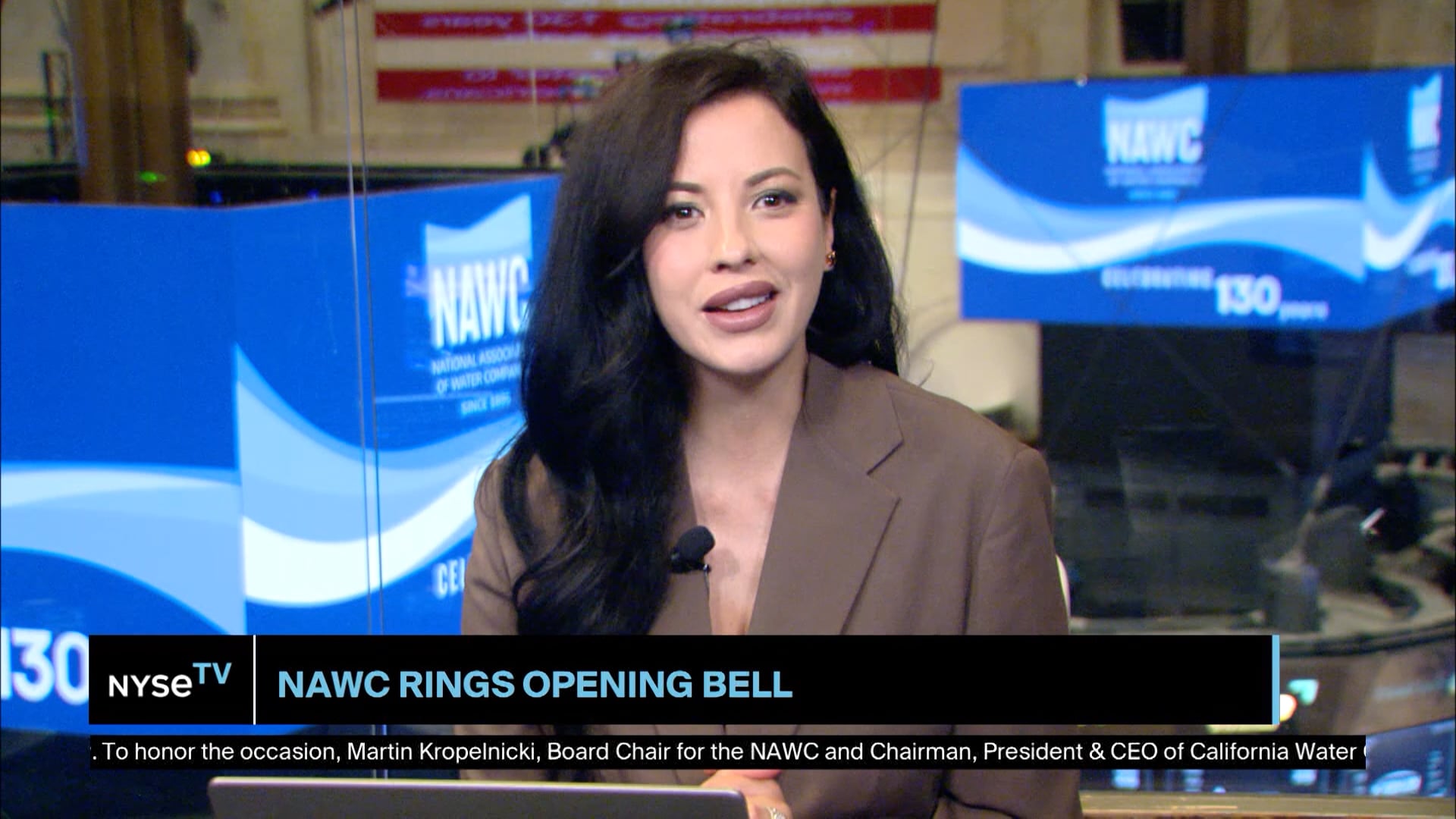 Martin Kropelnicki, Board Chair at National Association of Water Companies  Joins NYSE TV LIVE