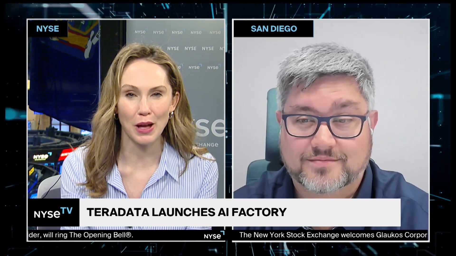 Louis Landry, CTO, Teradata Joins NYSE TV Live