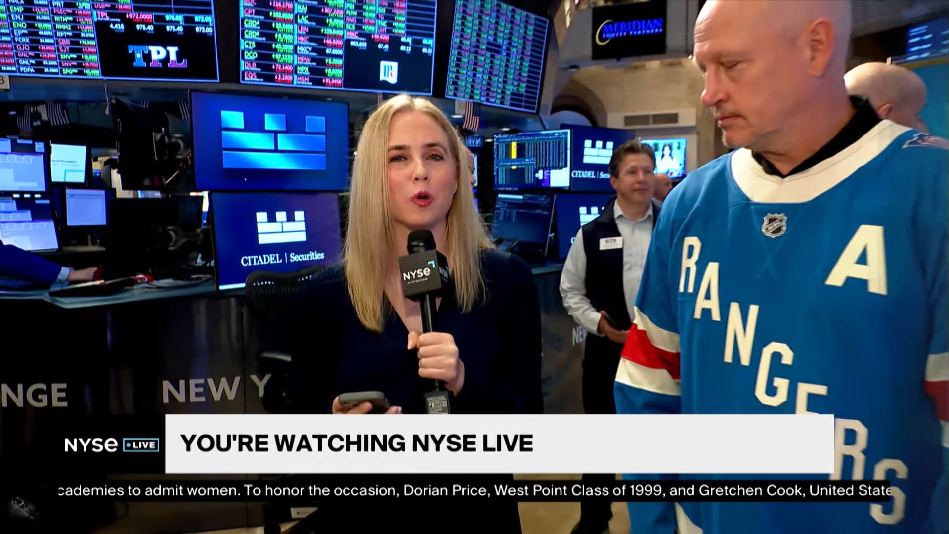 New York Rangers Celebrate Start of Centennial Season at NYSE
