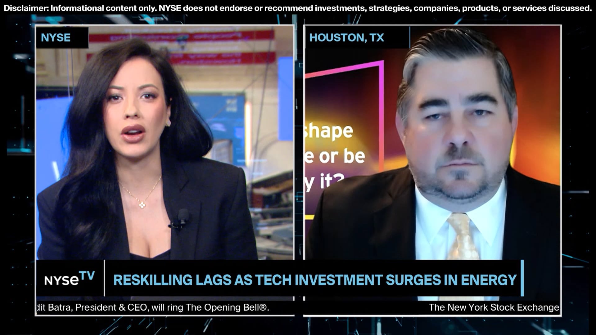 Timothy Haskell, People Consulting Leader at EY  joins LIVE on NYSE TV