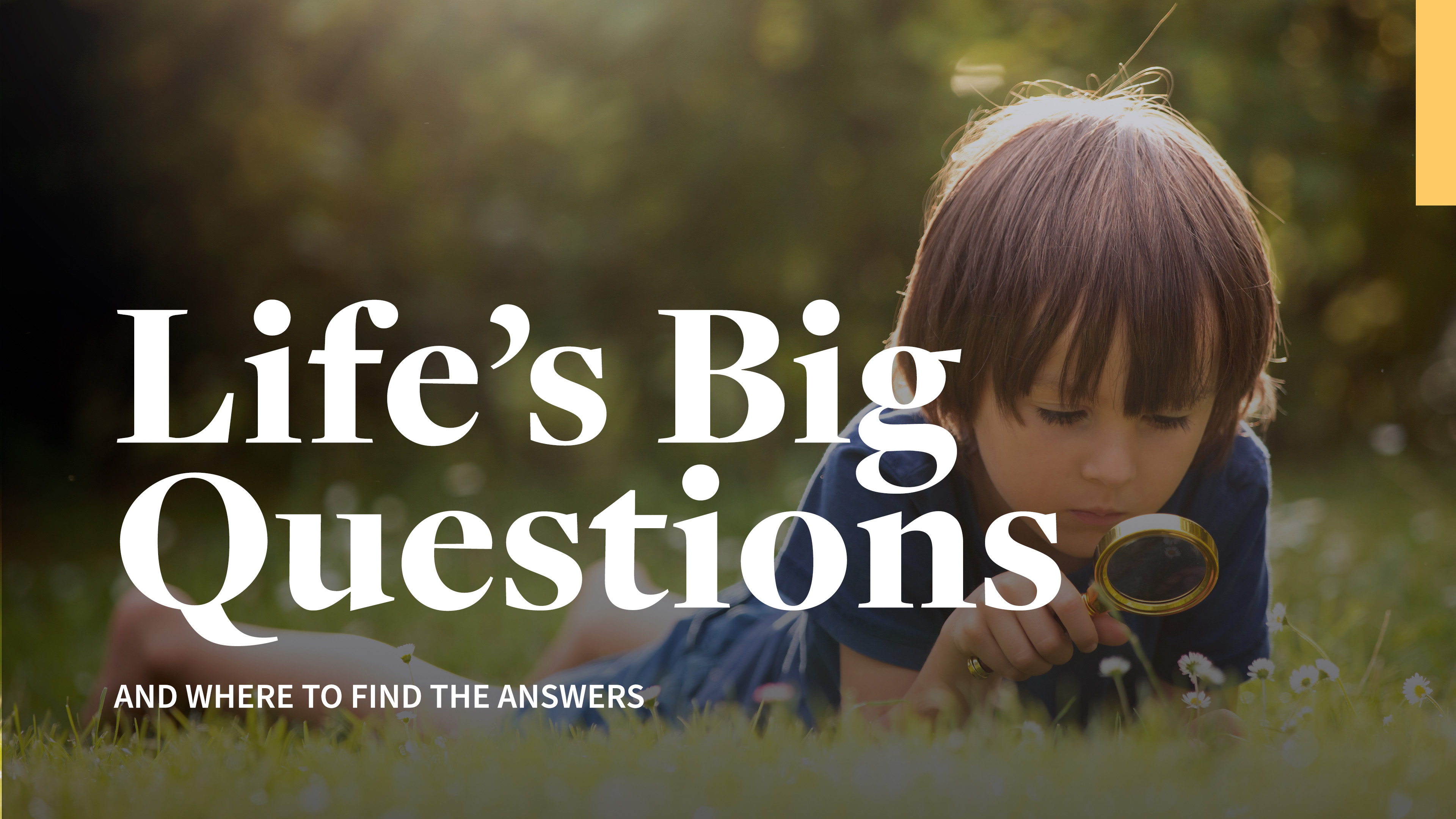 Life's Big Questions Oak Hills Church