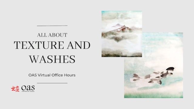 Virtual Office Hours: All About Texture And Washes