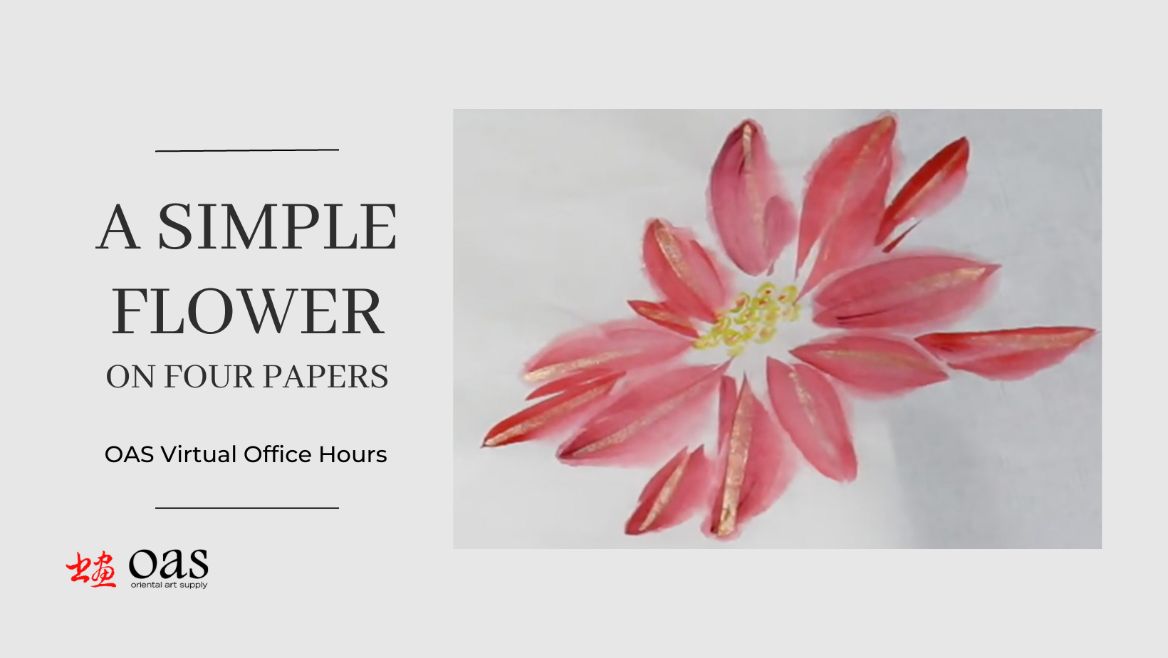 Virtual Office Hours: Simple Flower on Four Different Papers