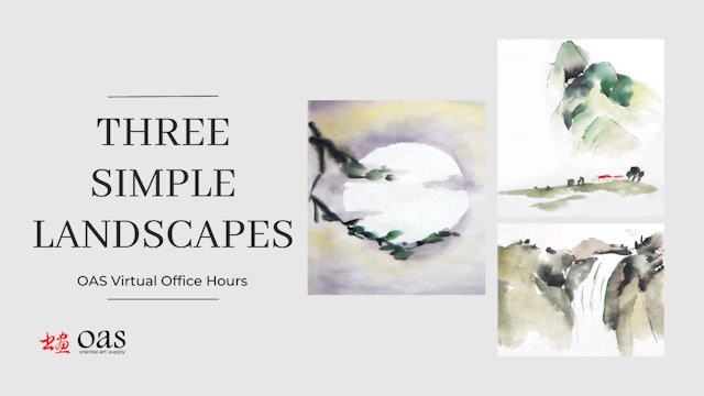 Virtual Office Hours: Three Simple Landscapes