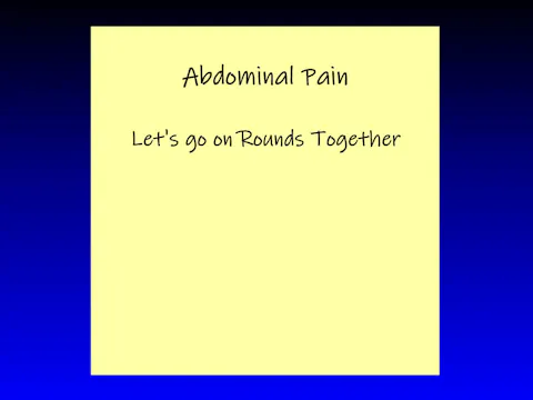 Abdominal Pain