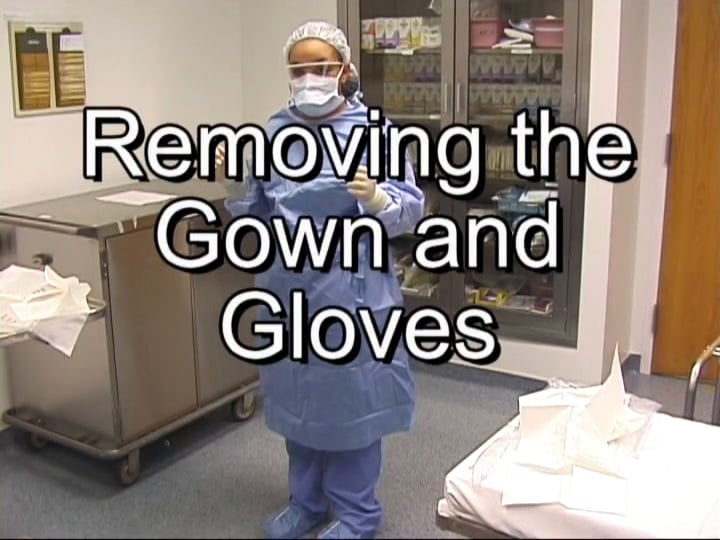 Removing Gown