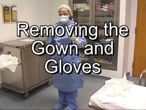 Removing Gown