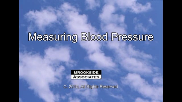 Measuring Blood Pressure