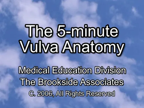 5-Minute Vulva Anatomy