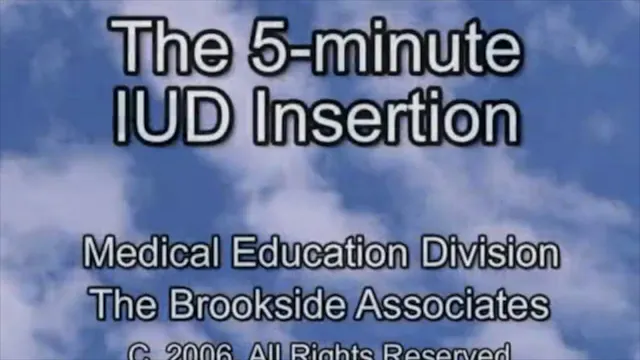 5-Minute IUD Insertion Preview