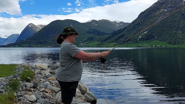 Direkte frå aurefisketevlinga i Jølster