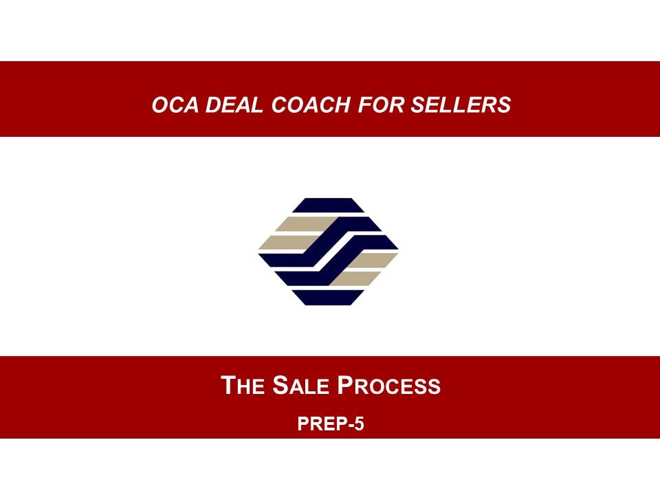 PREP-5 Sale Process