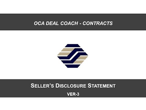 VER-3 Seller's Disclosure Statement
