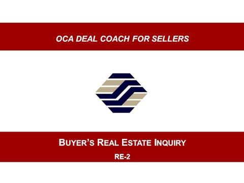 RE-2 Buyer's Real Estate Inquiry