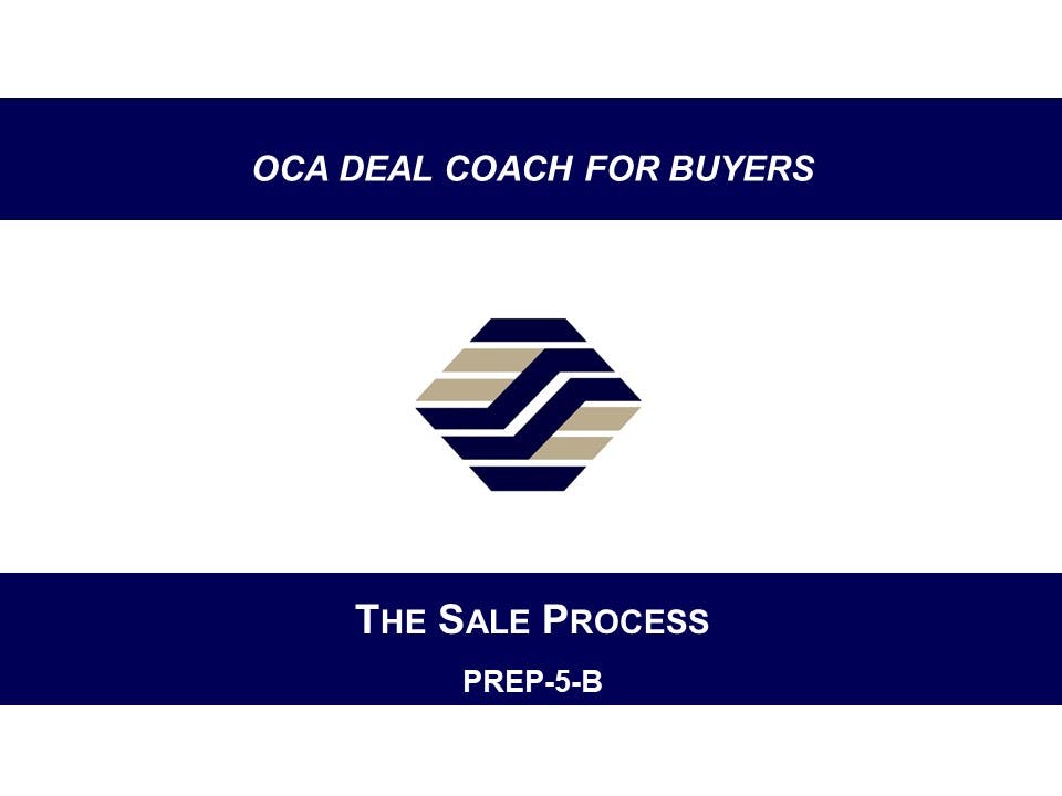 PREP-5-B Sale Process
