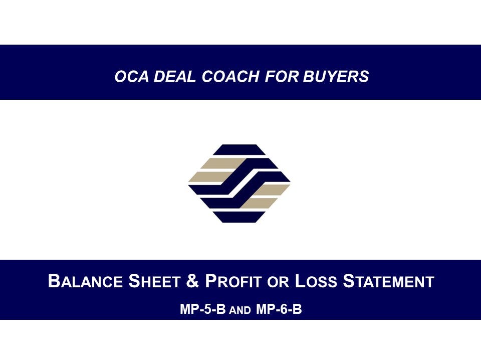 MP-5-B & MP-6-B Financials