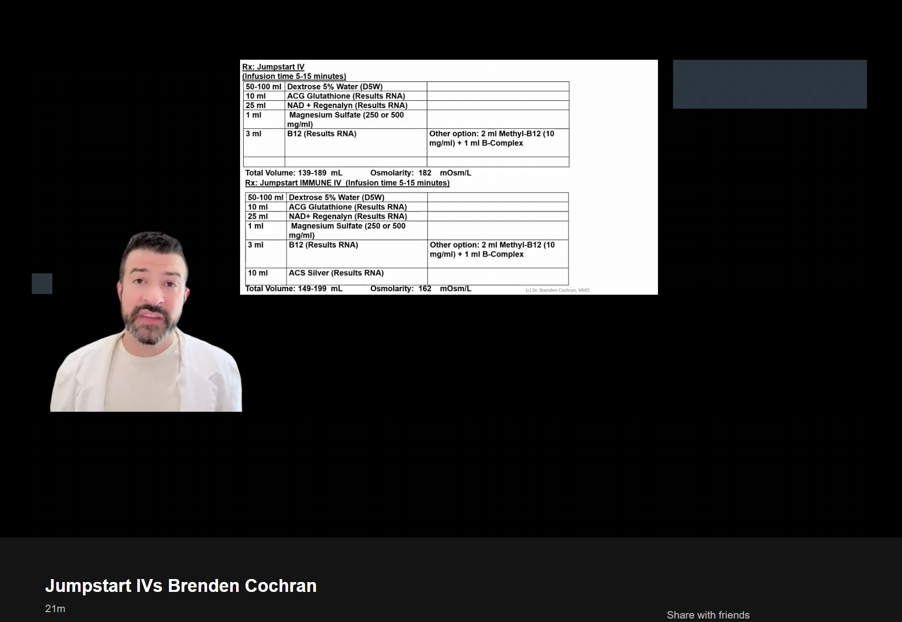Jumpstart IVs Brenden Cochran