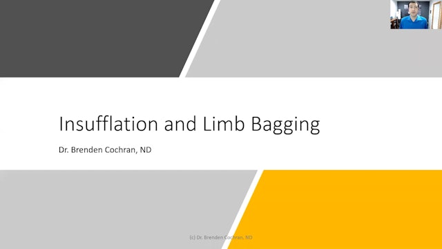 Insufflation, Limbaging and Minor Autohemotherapy