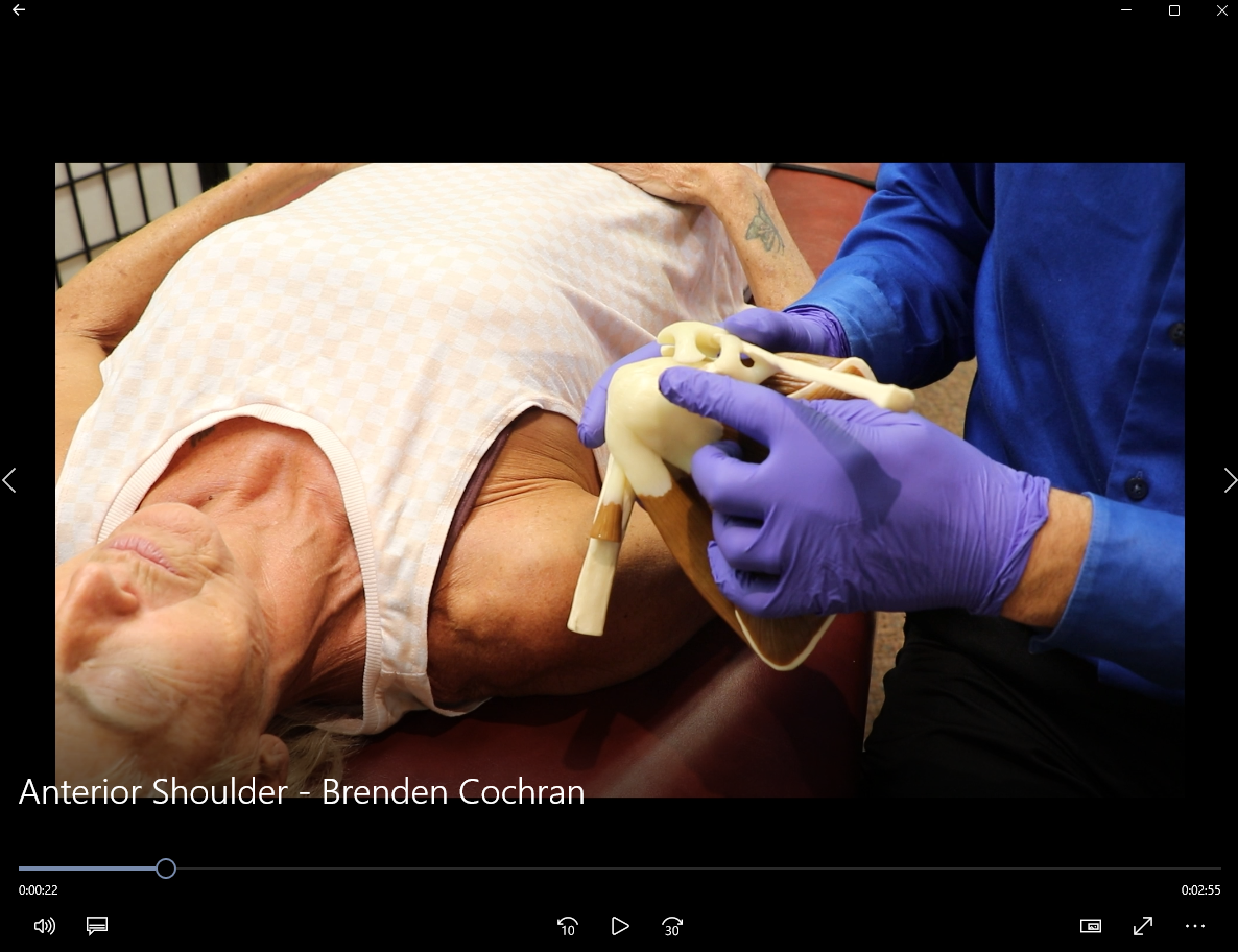 Anterior Shoulder Injection - Brenden Cochran ND