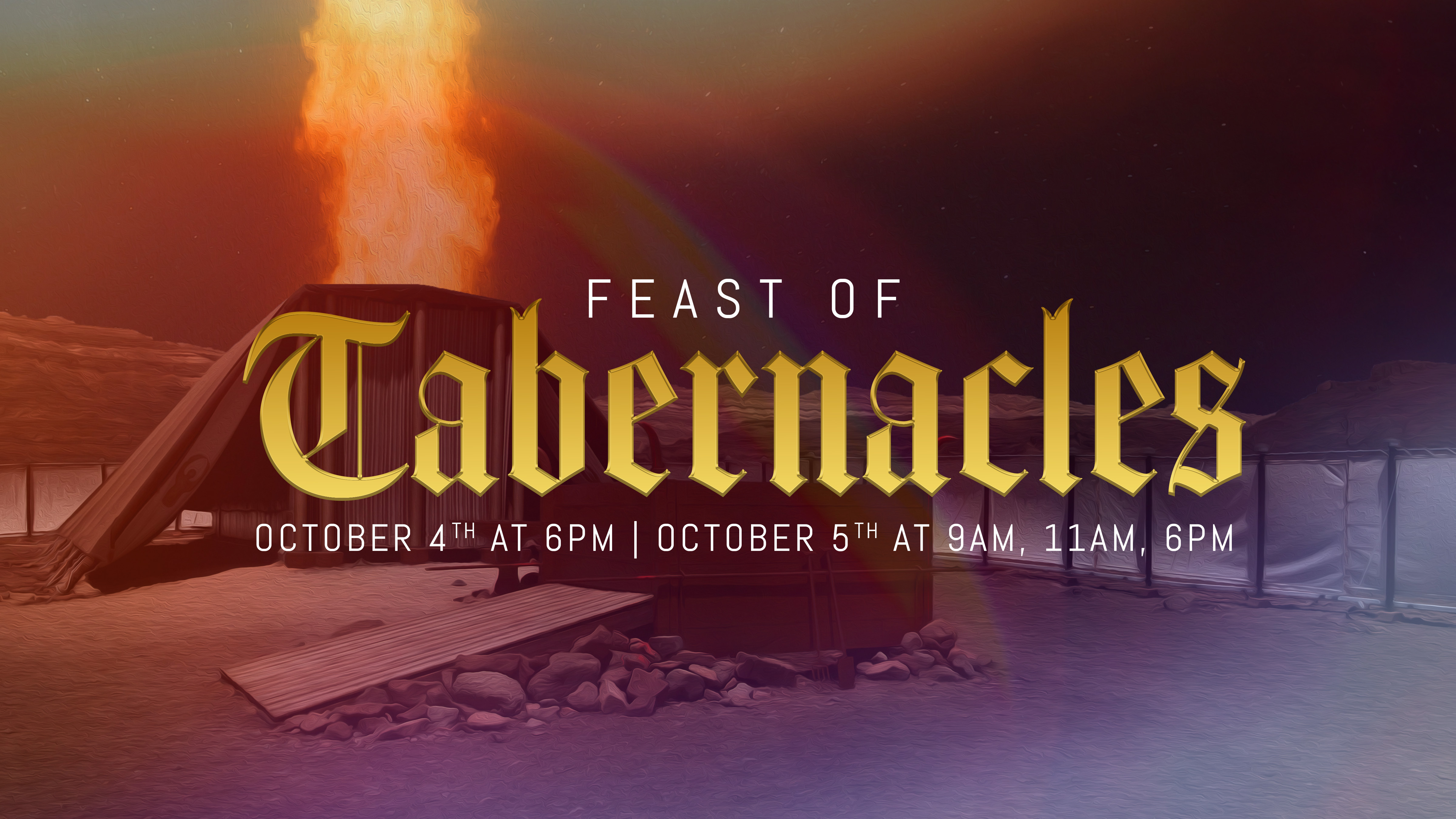 Feast of Tabernacles - Saturday Night