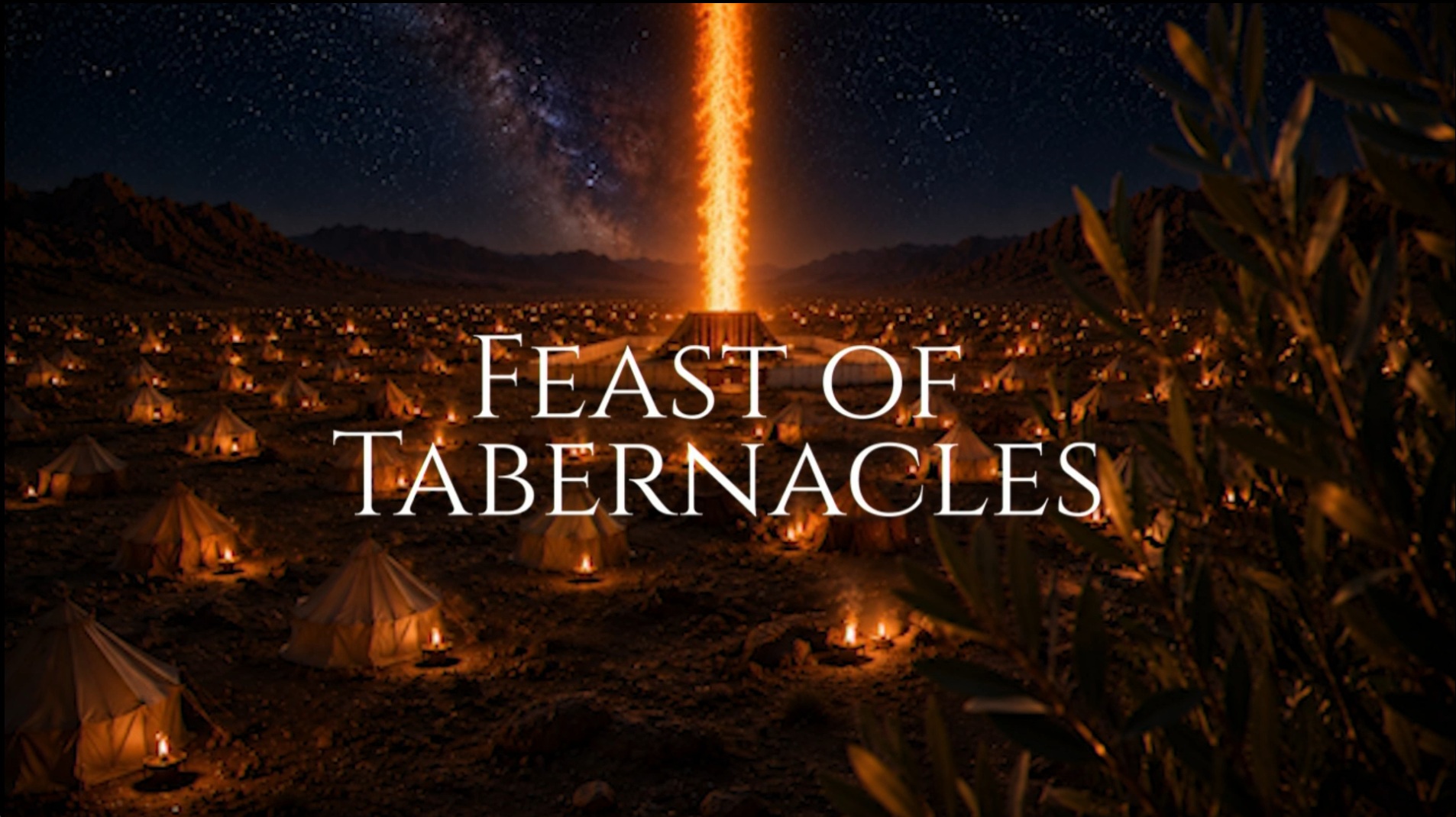 Feast of Tabernacles, Pt 1 - 09/27/20...