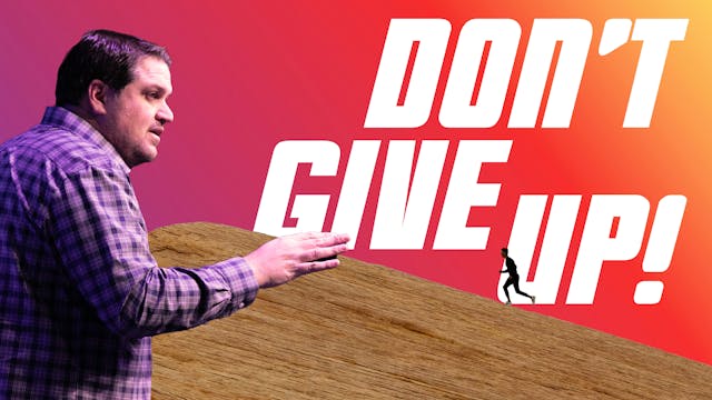 Don't give up| Pastor Alex Pappas| 2/...