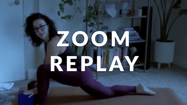 ZOOM REPLAY - LIMITED TIME