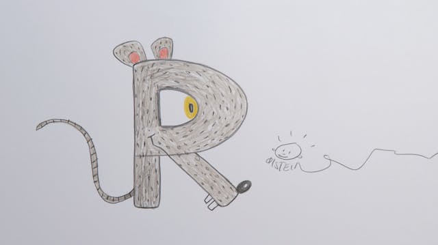 Øisteins blyant ABC: R = Rotte